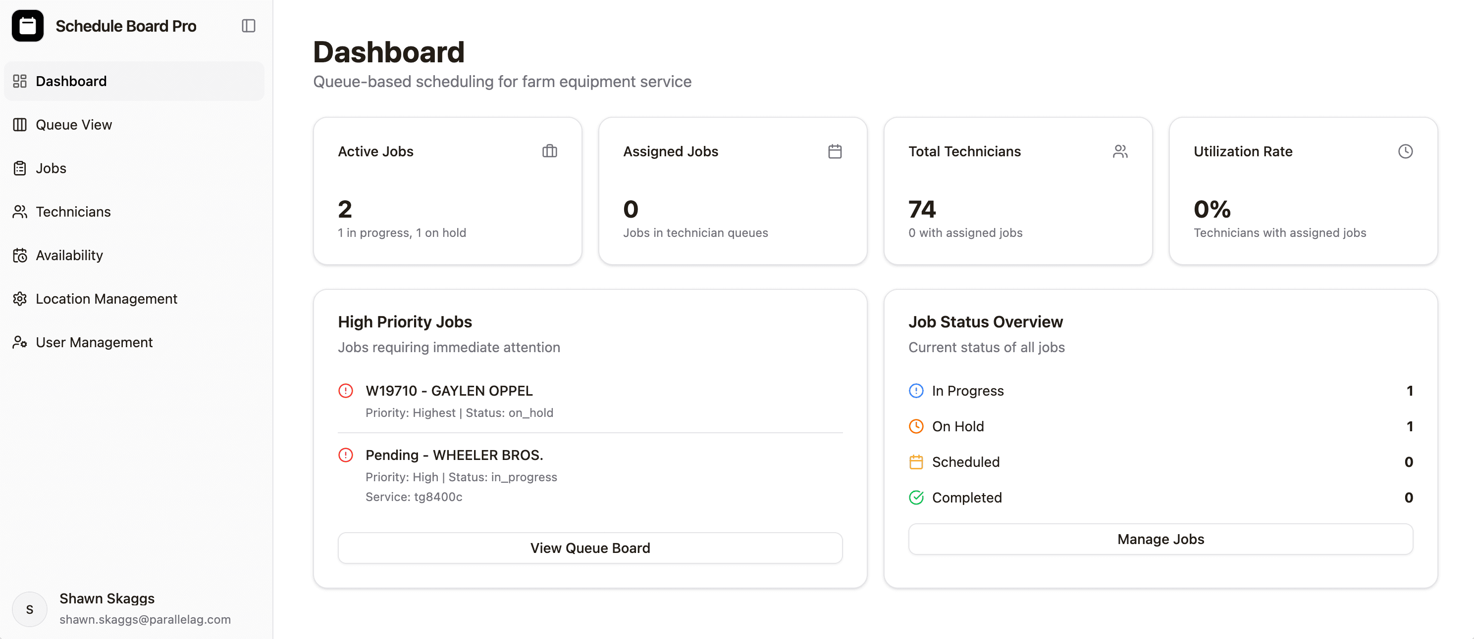 Schedule Board Pro screenshot